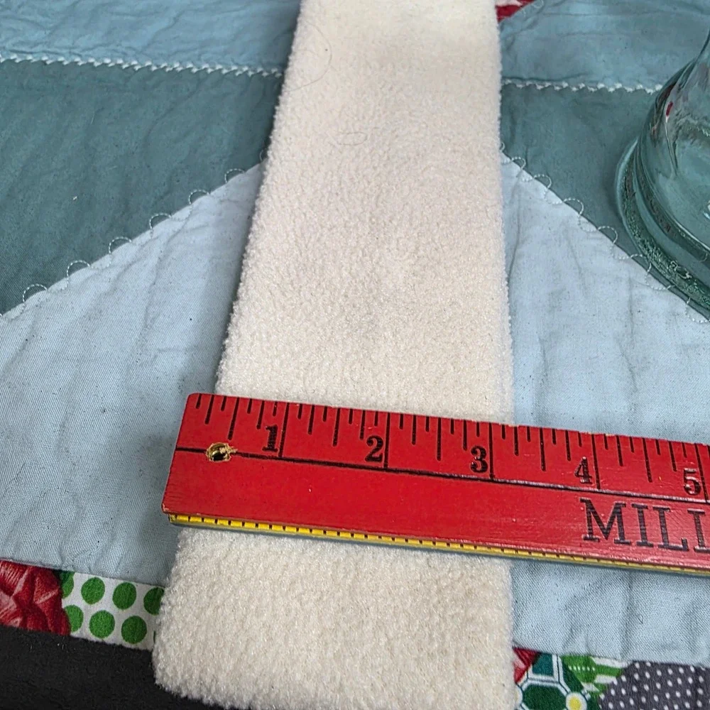 Eddie Bauer Polartec Fleece Headband Cream White Ear Warmer USA Made